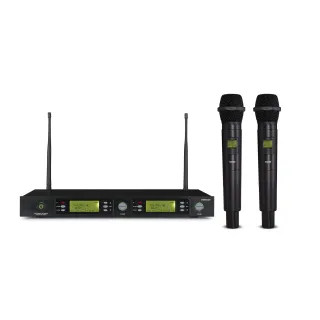 Système De Microphone Sans Fil Uhf 2 Canaux