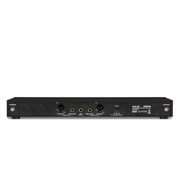 Système De Microphone Sans Fil Uhf 2 Canaux