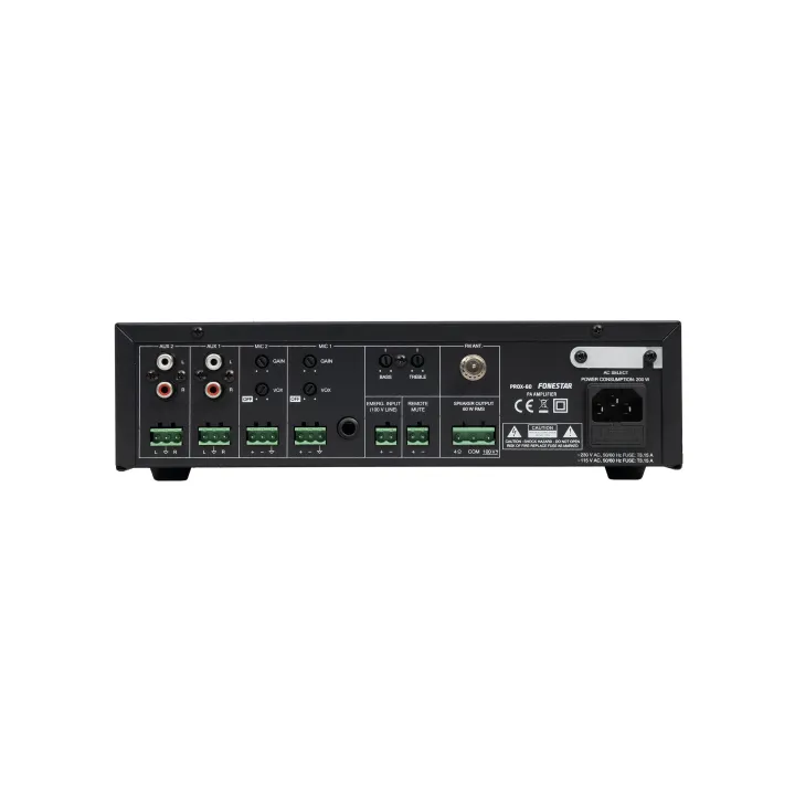 Amplificateur de public address monozone