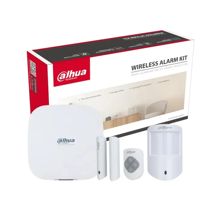 Pack alarme sans fil Ethernet et Wi-Fi (Centrale,IR,DO,TL)