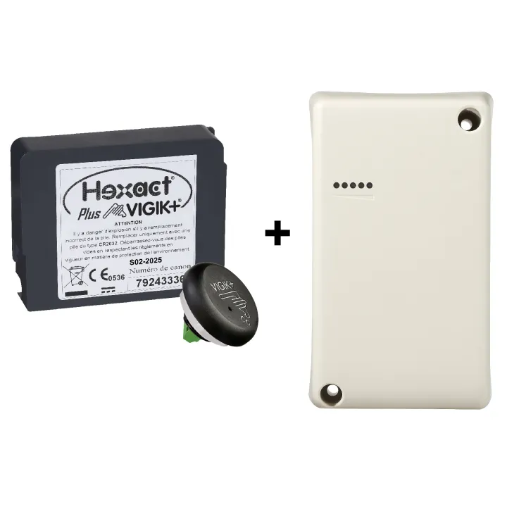 Pack Vigk+ Gestion Temps Réel Avec Centrale Heplusv3 Et Transmetteur Heboxintv3