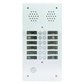 Plaque Av Alu 6Mm 2R 12Bp Champa pour systèmes URMET