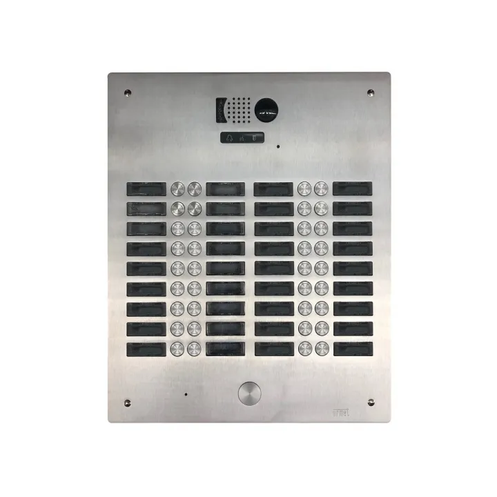 Plaque Video 48Bp 2Voice Champagne pour systèmes URMET