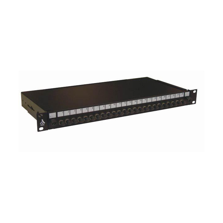 Tiroir Optique 19'S 24 St Multus Simplex Om1-2-3-4 Noir/ Kit Manag