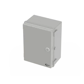 Coffret Vide Abs Ip66 Grand Modèle Avec Rail Din + Grille Perf
