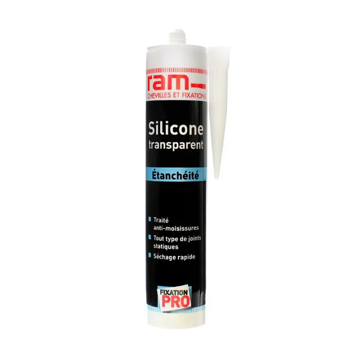 Mastic Silicone Sanit. Trans 300Ml