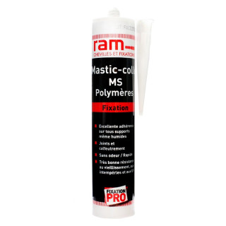 Mastic Colle Polymeres Noir 300Ml