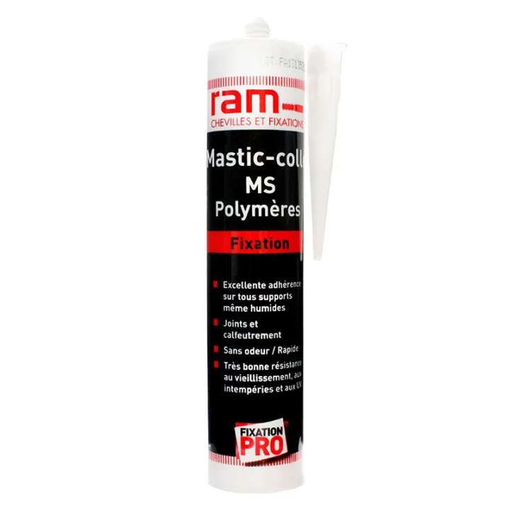 Mastic Colle Polymeres Noir 300Ml