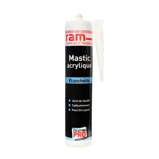 Mastic Acrylique Blanc 300 Ml