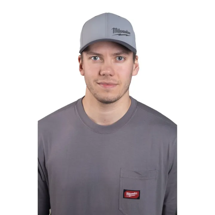 Casquette Baseball Perf Gri Fonce L/Xl