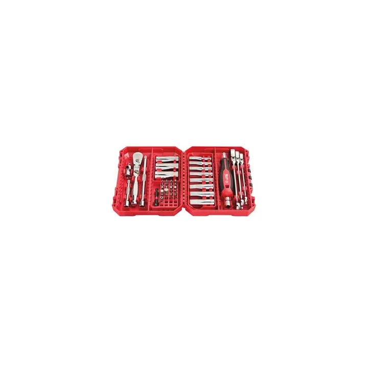 Set De Douille Longuesues & Clés Mixtes, Cliquets 42 Pcs