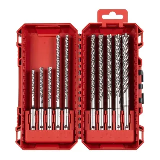 Forets Sds Plus Mx4 4 Taillants Set De 10 Forêts Sds+ 4 Taillants Mx4