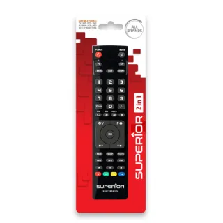 Télécommande Tv Universelle Extra Fine Contrôle Jusqu'À 2 Appareil