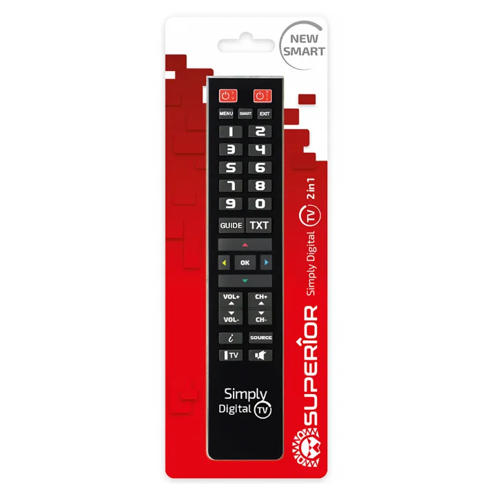 Télécommande Tv Universelle À Grande Touch Jusqu'À 2 Appareil