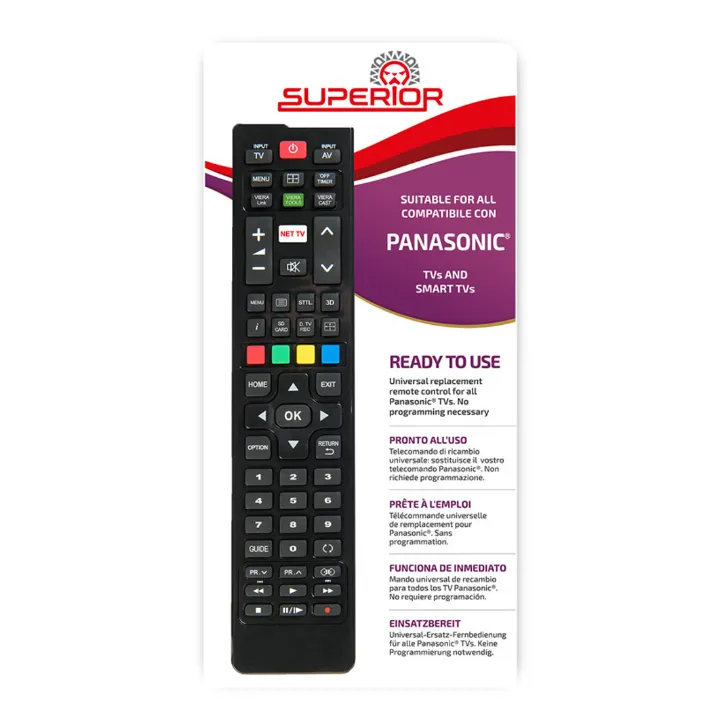 Télécommande Déjà Programmée Spéciale Tv Panasonic