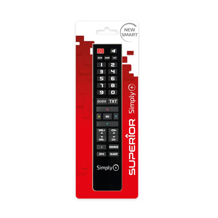 Télécommande Universelle À Grande Touch Pour 1 Appareil