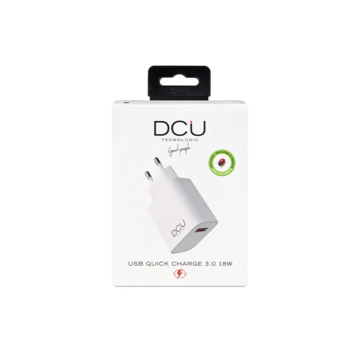 Chargeur USB – 18W – Charge rapide – Blanc