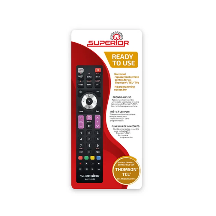 Télécommande SMART de remplacement pour TV THOMSON / TCL®