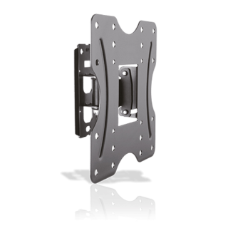 Support TV inclinable orientable 23″ à 42″ 1 articulation