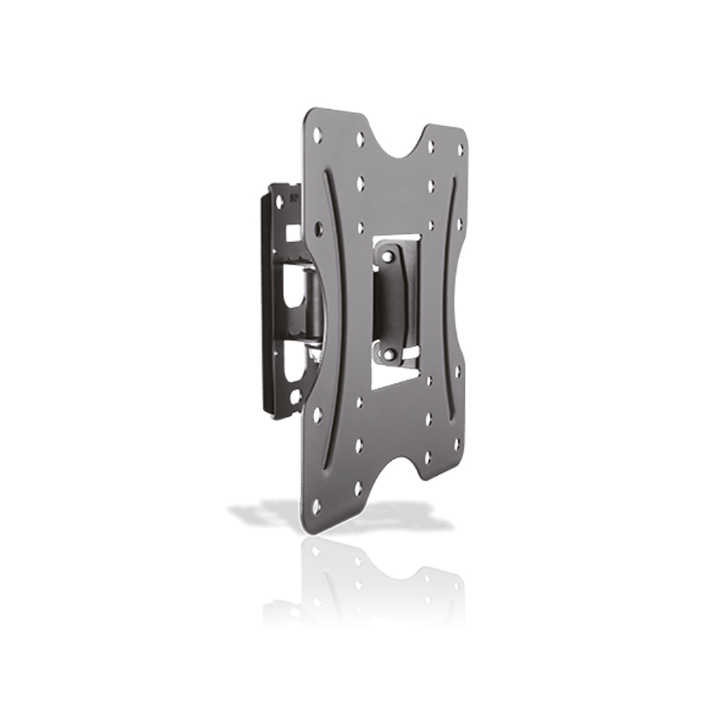 Support TV inclinable orientable 23″ à 42″ 1 articulation