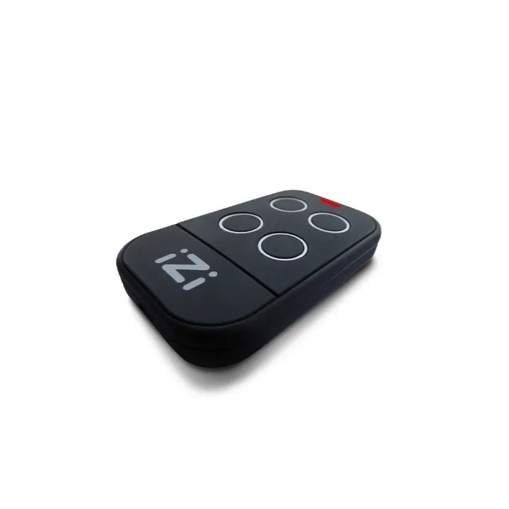Radiocommande IZI Multimarques Noire copieuse 4 BP de 433.92 Mhz à 868 Mhz