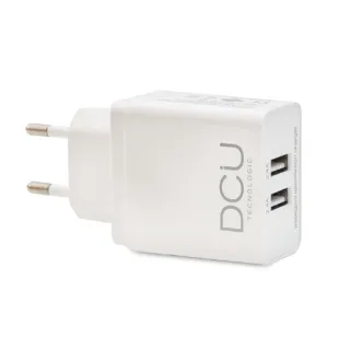 Chargeur secteur double USB – Blanc
