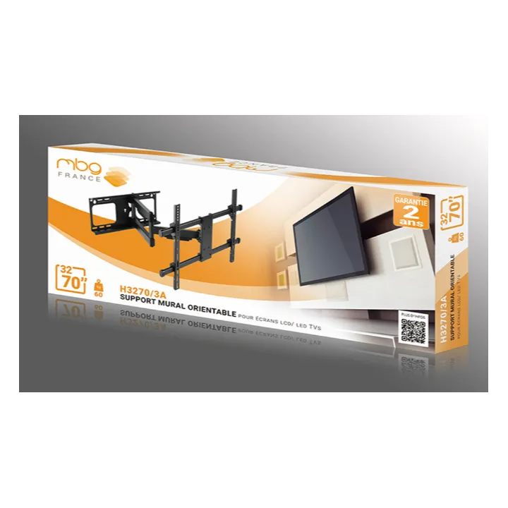 Support inclinable orientable pour écran TV de 32″ à 70″