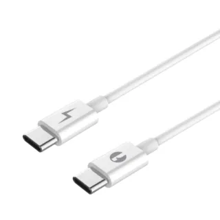 Câble UsbC à UsbC – Blanc – 2m