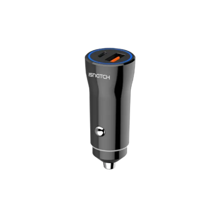 Prise allume cigare Noire – Usb et UsbC – 36W
