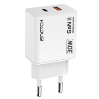 Prise secteur Blanche – Usb et UsbC – 30W