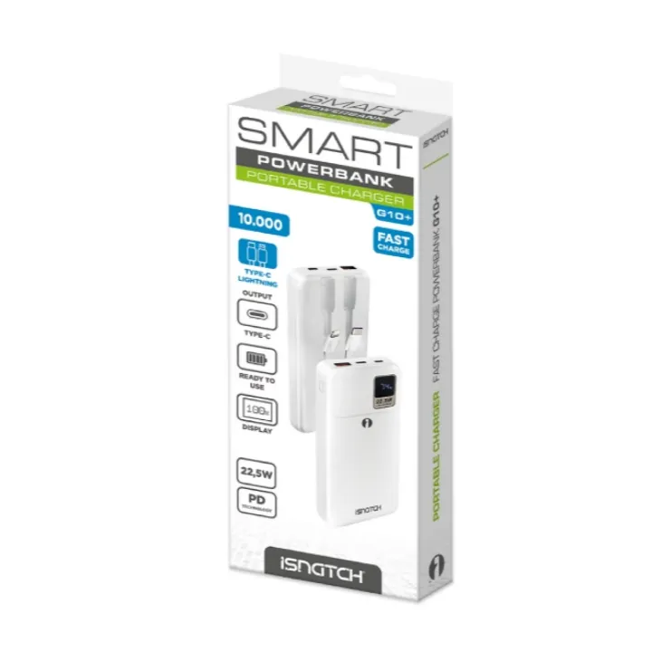 Powerbank G20+ 22,5w – 20000mAh Blanche