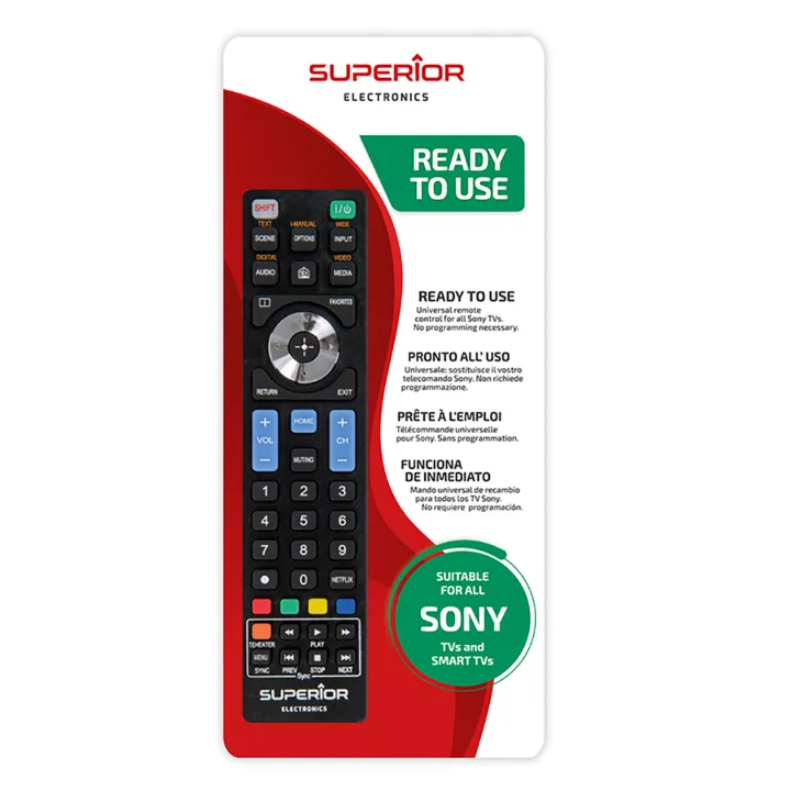 Télécommande SMART de remplacement pour TV SONY®