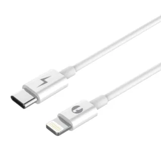 Câble UsbC à MFI Lightning – Blanc – 1m