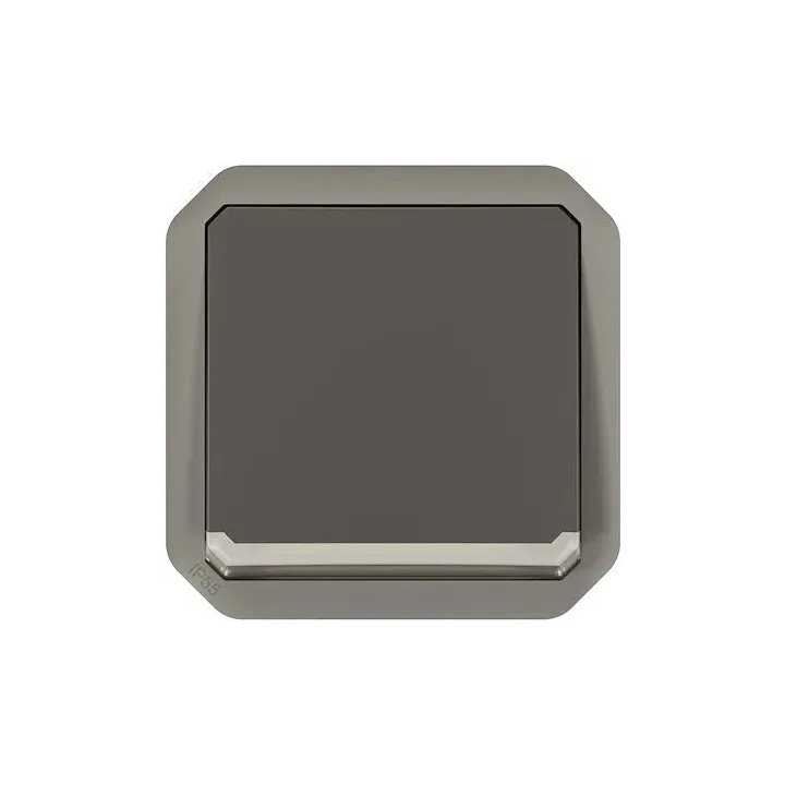 Interrupteur Bipolaire Plexo Composable Anthracite