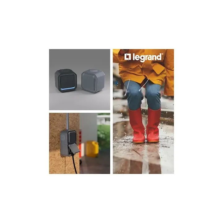 Interrupteur Bipolaire Plexo Composable Anthracite