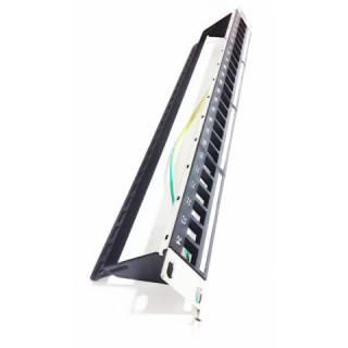 Panneau 19" 1U Nu 24 Ports+Support De Câble Porte Étiquette