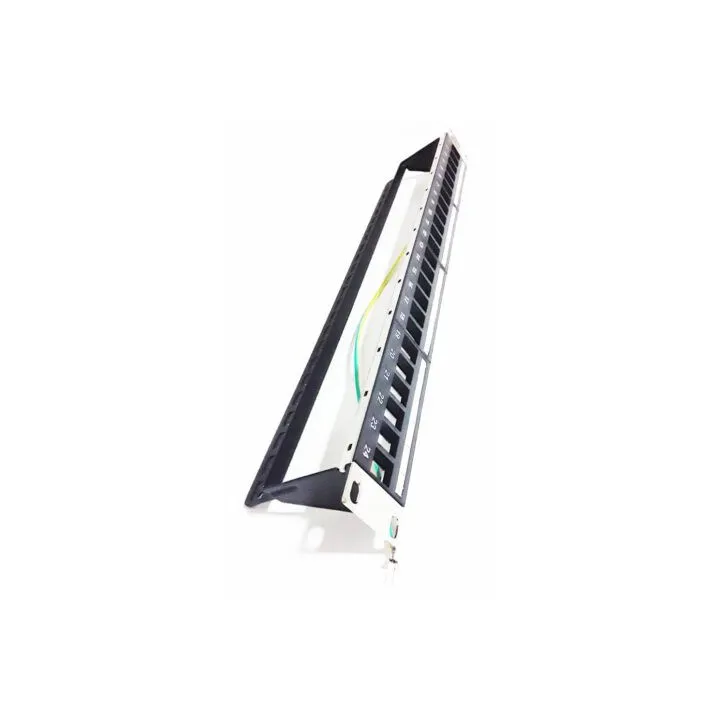 Panneau 19" 1U Nu 24 Ports+Support De Câble Porte Étiquette