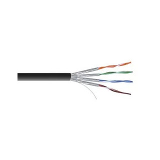 Câble Cat6A F/Ftp Lszh 1X4 Paire Couronne De 100M Rigide