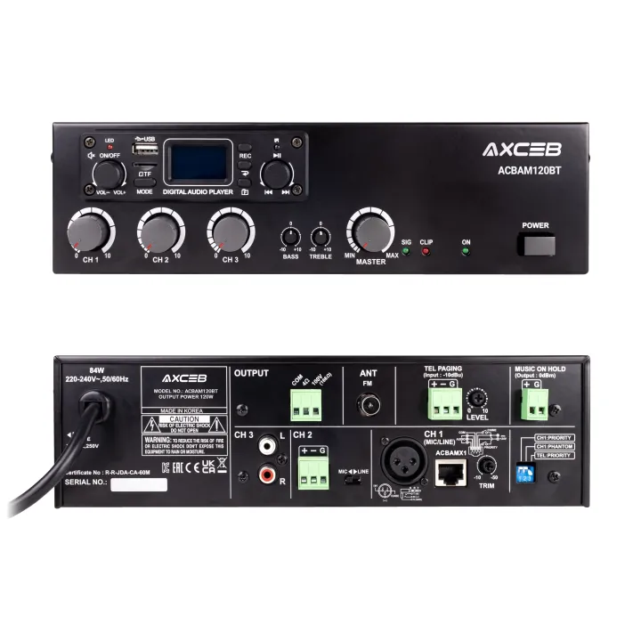 Amplificateur Avec Lecteur Mul Multi Source : Bluetooth - Usb
