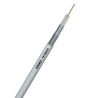 Câble Coax 19Db 75Ohm Pvc Blanc Interphone Classe B T500M