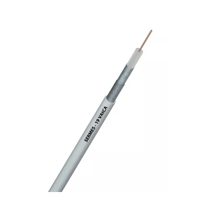 Câble Coax 19Db 75Ohm Pvc Blanc Interphone Classe B T500M