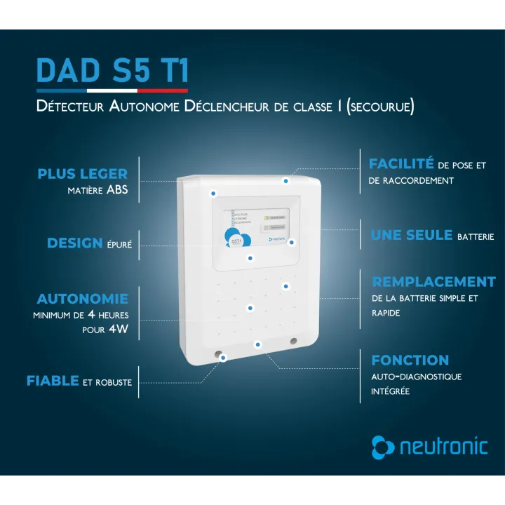 Détecteur Autonome Déclencheur Secouru