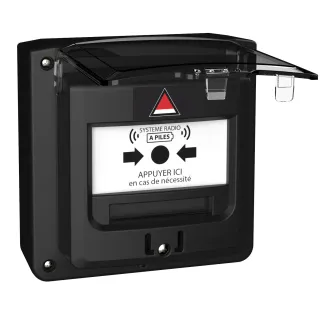 Boîtier Menacenoir À Pile Radio Adressable Etanche+Capot