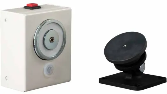 KIT VEM45BI-BT - Ventouse murale à rupture - Bitension 24VCC/20daN - 48VCC/50daN + CPA 50