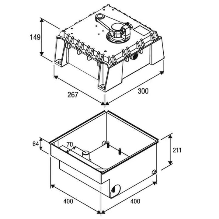 Kdu350N + 1 Emetteur