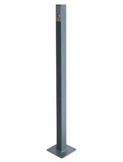 Potelet 1M Tube De 50 Avec Embaseavec Bp Pmr Pl40/Nflh