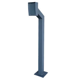 Borne Acier Ht 1M20 Angle De Déport 120° + Boîtier Saillie