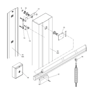 PLAQUE POUR LISSE VE.650