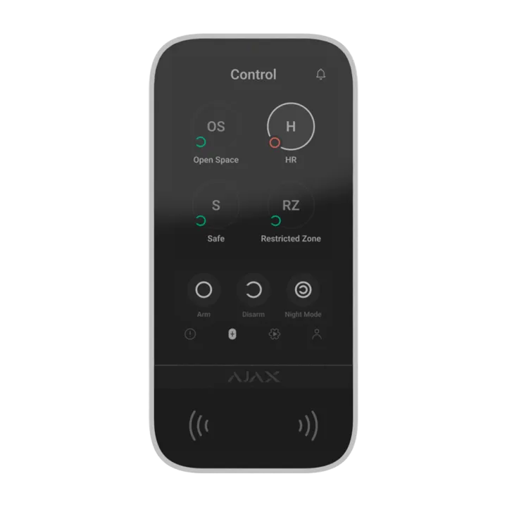 [149672.148.WH1] Ajax Superior KeyPad TouchScreen G3 BLANC