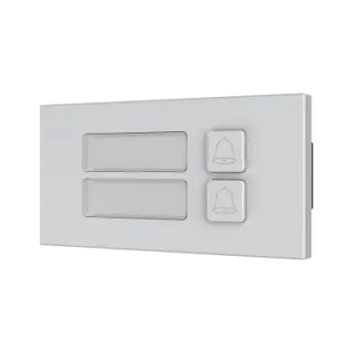 Module 2 boutons d'appel pour interphone modulaire